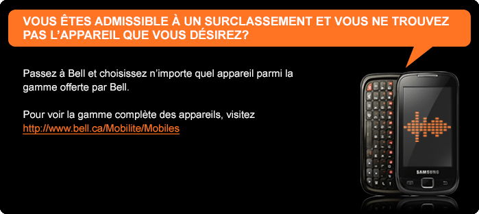 Êtes vous admissible à vous procurer un nouvel appareil ?